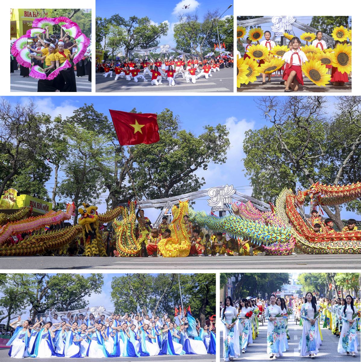 Rực rỡ sắc màu Carnaval thu Hà Nội.