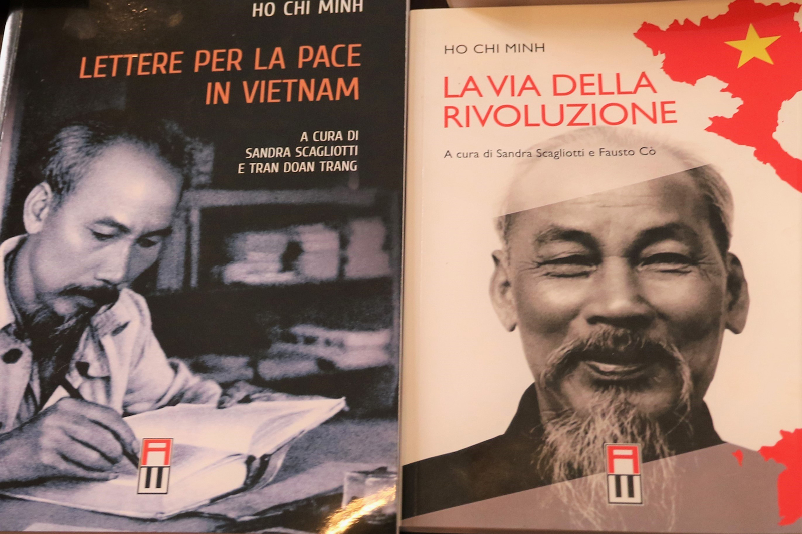 Các tác phẩm “Hồ Chí Minh với những bức thư mong muốn hòa bình cho Việt Nam”, "Đường kách mệnh" được dịch sang tiếng Italy.