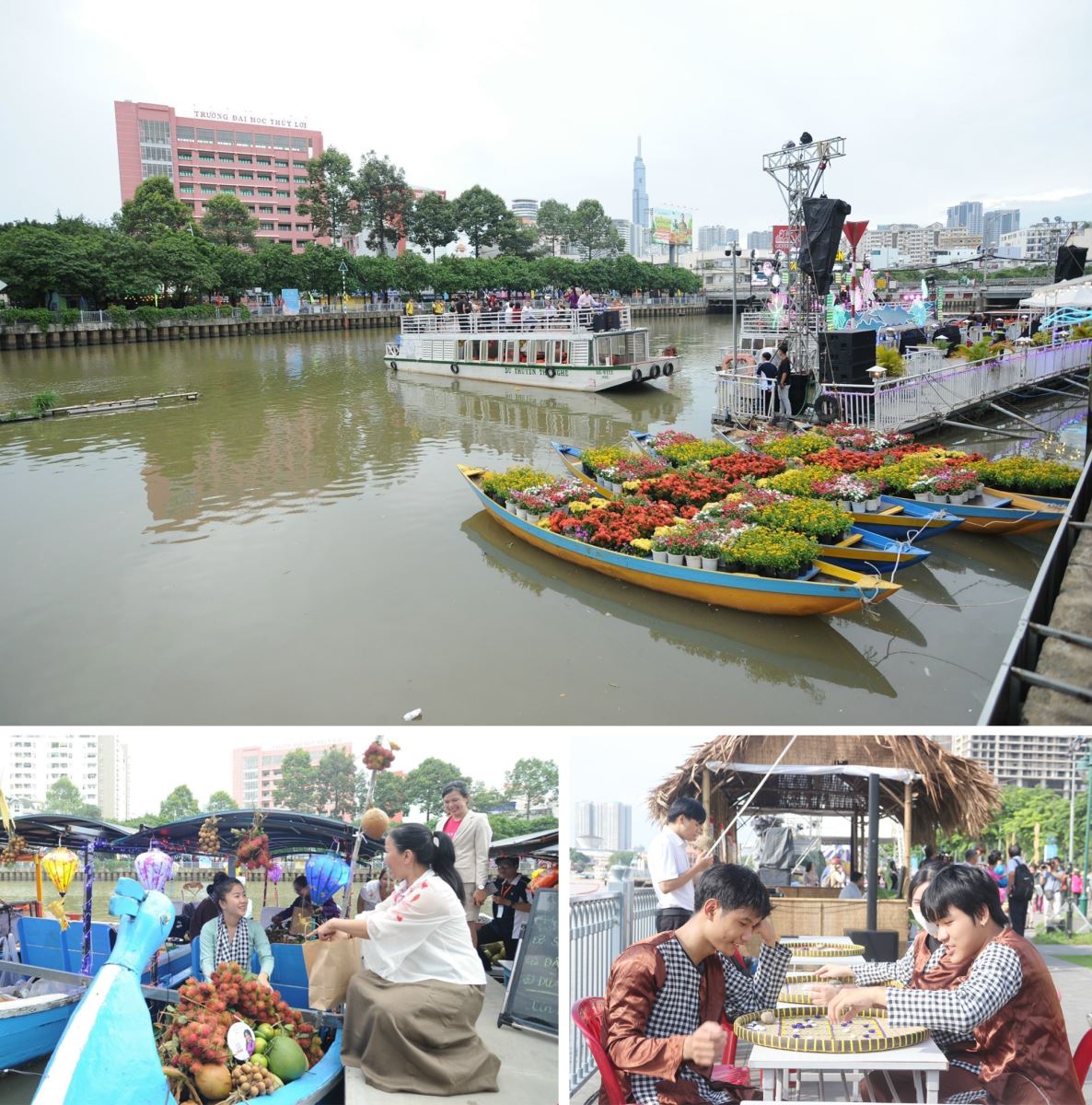 Tháng 8/2023, lần đầu tiên Lễ hội sông nước được UBND TP Hồ Chí Minh tổ chức. Người dân và du khách có thể trải nghiệm các chương trình du lịch đường thủy; trải nghiệm không gian “Trên bến dưới thuyền” tại kênh Nhiêu Lộc (Quận 1), Bến Bình Đông (Quận 8)...