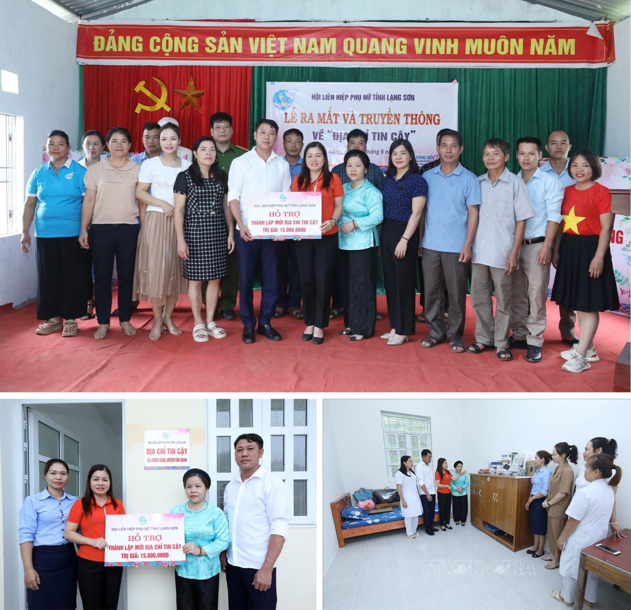 Ra mắt dự án thực hiện 55 "Địa chỉ tin cậy" bảo vệ phụ nữ và trẻ em tại các xã vùng khó khăn của tỉnh Lạng Sơn.