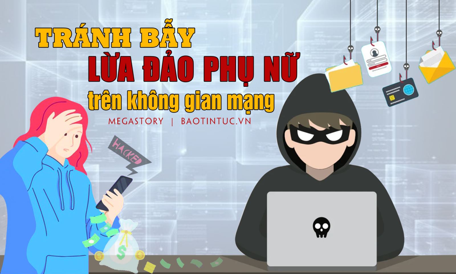 Tránh bẫy lừa đảo phụ nữ trên không gian mạng