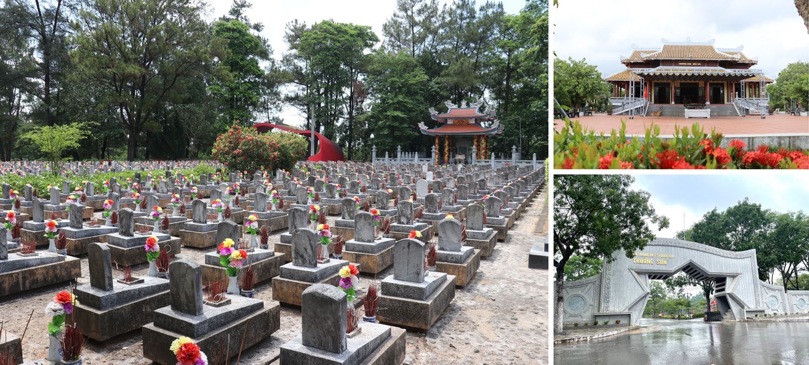 Nghĩa trang Liệt sĩ Quốc gia Trường Sơn, nơi yên nghỉ vĩnh hằng của 10.263 anh hùng, liệt sĩ.
