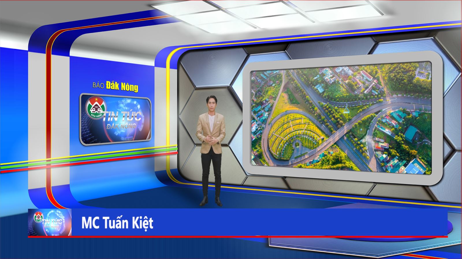 MC ảo Tuấn Kiệt tại báo Đắk Nông.