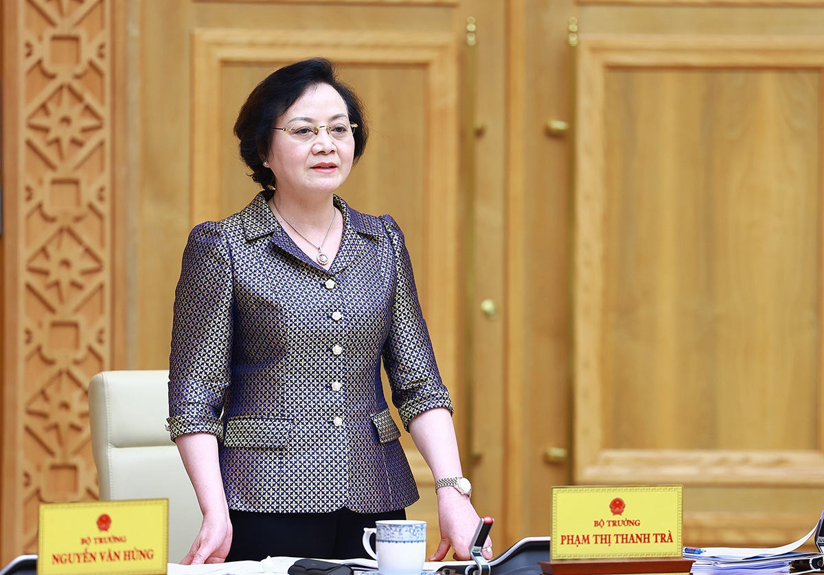 Bộ trưởng Bộ Nội vụ Phạm Thị Thanh Trà.