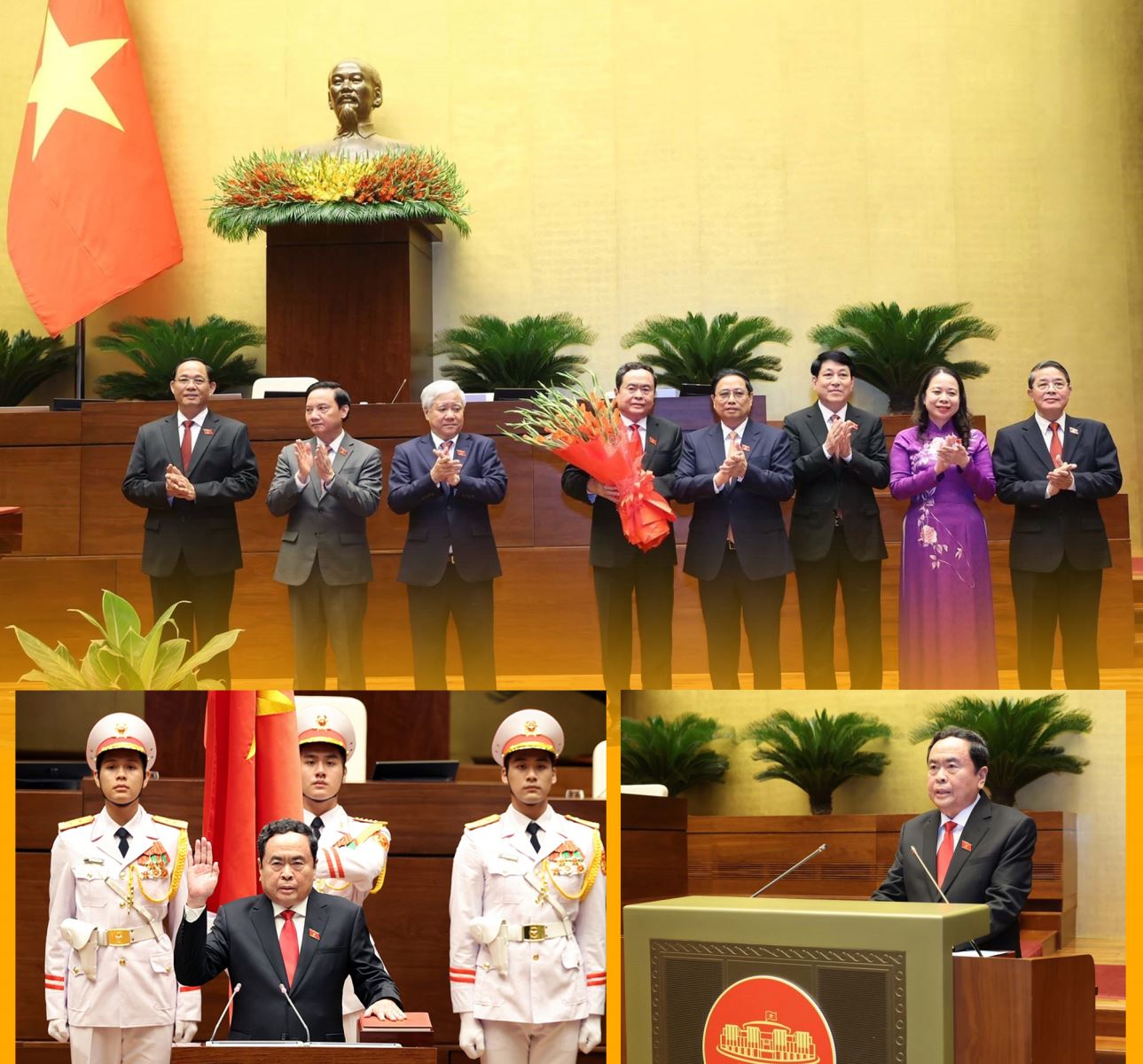 Chiều 20/5/2024, tại Kỳ họp thứ 7, Quốc hội đã bầu đồng chí Trần Thanh Mẫn, Ủy viên Bộ Chính trị, Phó Chủ tịch Thường trực Quốc hội giữ chức Chủ tịch Quốc hội nước Cộng hòa xã hội chủ nghĩa Việt Nam khóa XV, nhiệm kỳ 2021-2026.