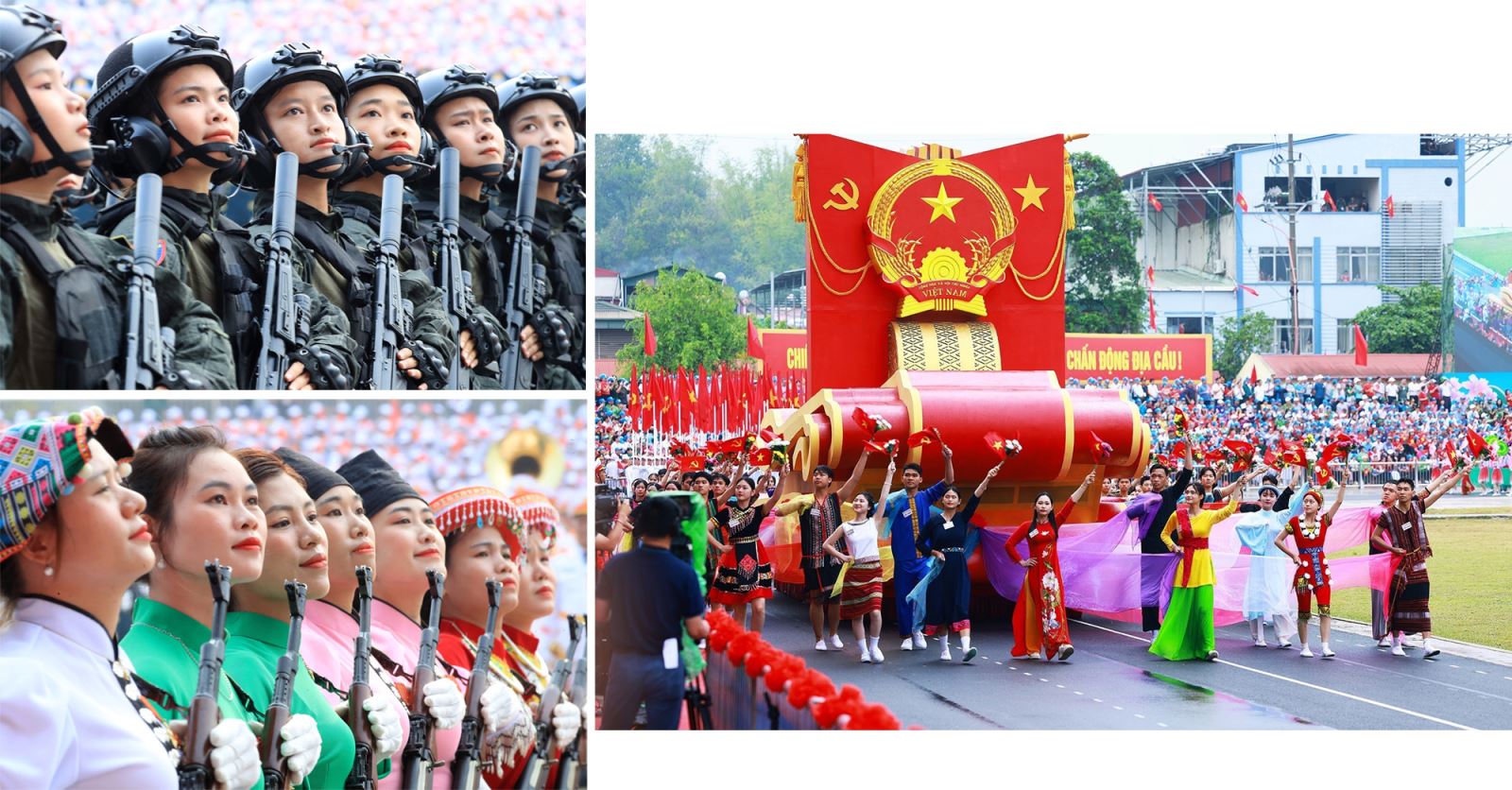 Lễ mít tinh, diễu binh, diễu hành kỷ niệm 70 năm Chiến thắng lịch sử Điện Biên Phủ (7/5/1954 - 7/5/2024) tại thành phố Điện Biên Phủ, tỉnh Điện Biên.