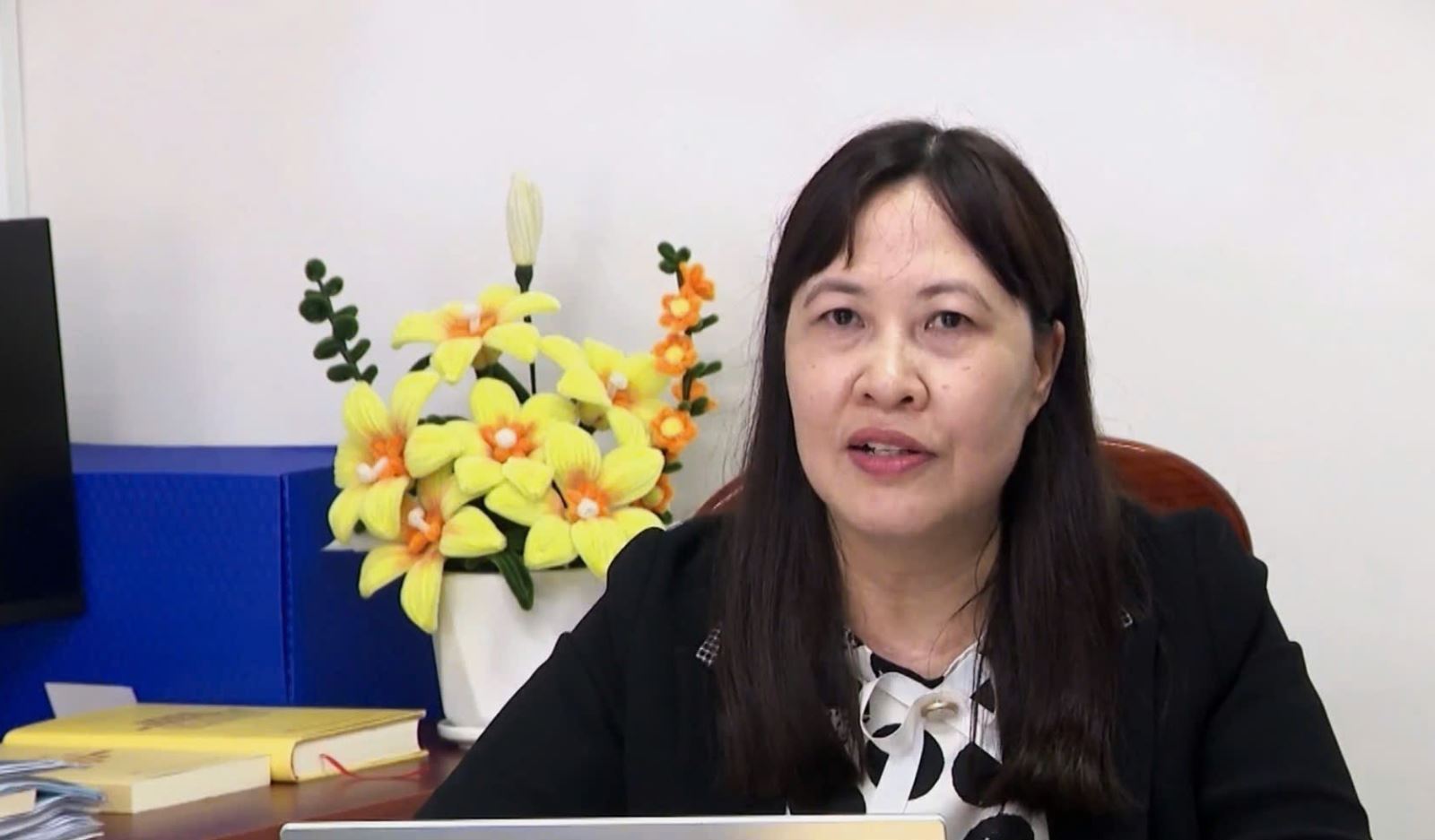 Thạc sĩ Nguyễn Thị Thủy, Trưởng Khoa Xây dựng Đảng, Trường Chính trị tỉnh Bình Dương.