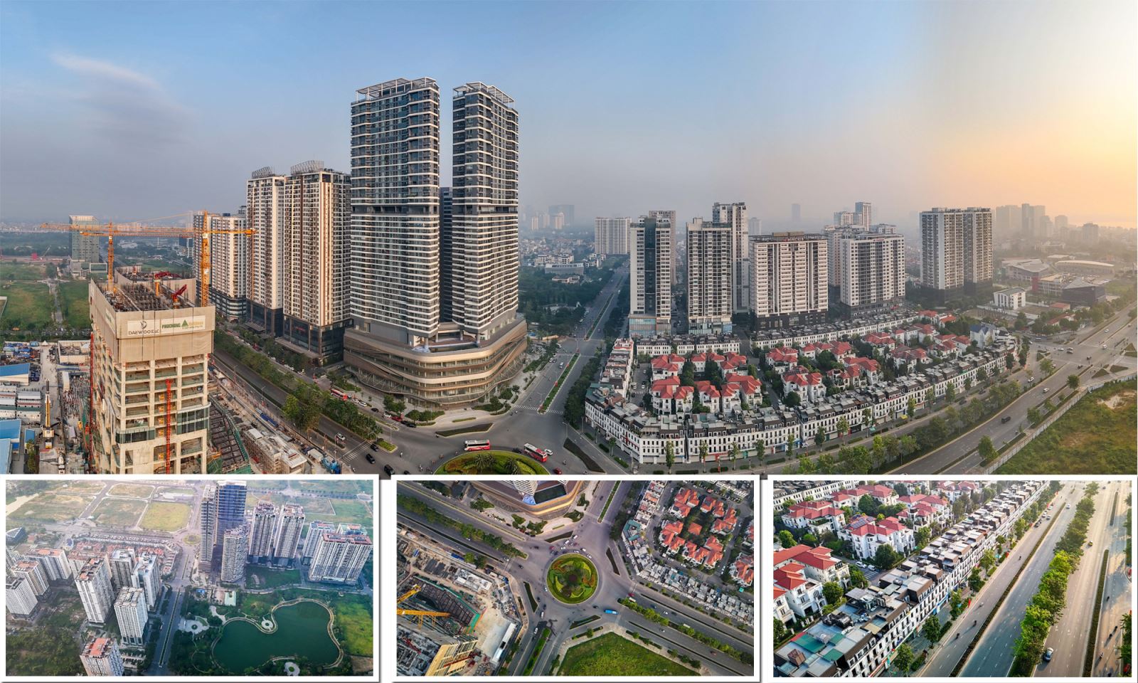 Khu đô thị Tây Hồ Tây (Hà Nội) mới được xây dựng trên tổng diện tích 186,3 ha, có cảnh quan đẹp, môi trường sống thân thiện cho cư dân.