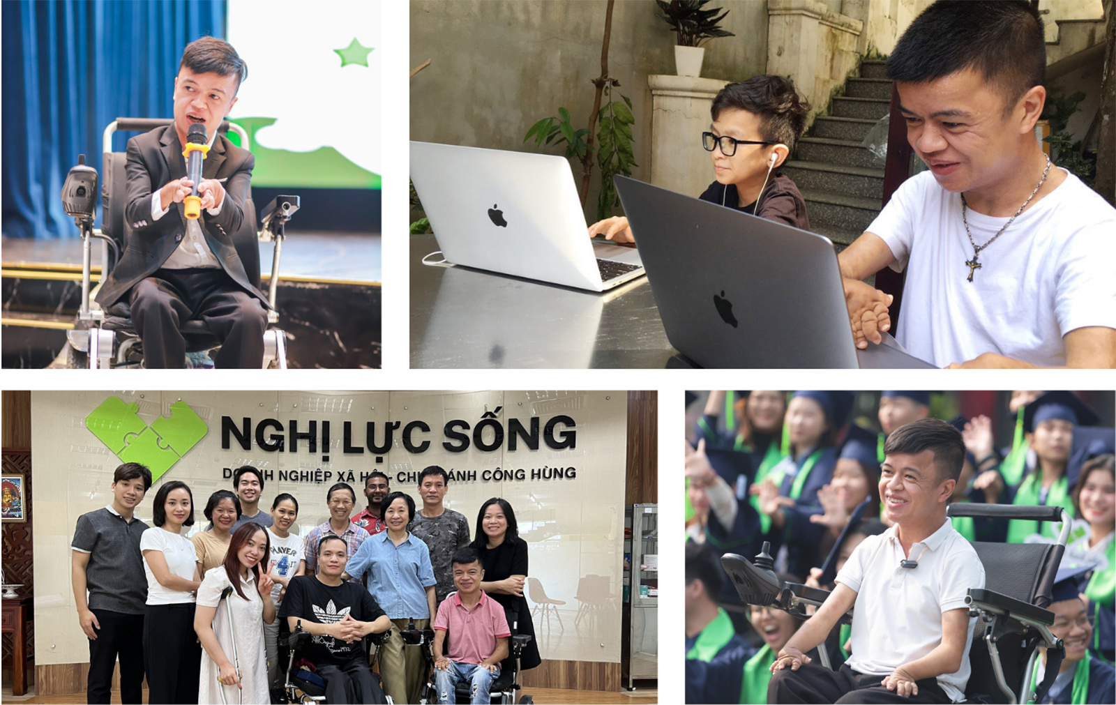 Từng là cựu học viên của "Nghị lực sống", thầy Vũ Phong Kỳ thấu hiểu khát khao có nghề của người khuyết tật và hiện ở trung tâm thầy tập trung đào tạo về lĩnh vực công nghệ thông tin.