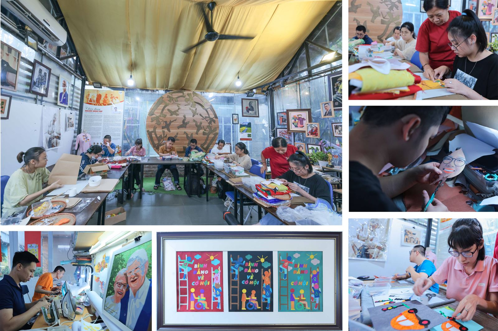 Vụn Art (Hợp tác xã Vụn Art) là nơi người khuyết tật được học tập, làm việc để có thể tự tin, sống tự lập bằng chính khả năng và sức lao động của bản thân.