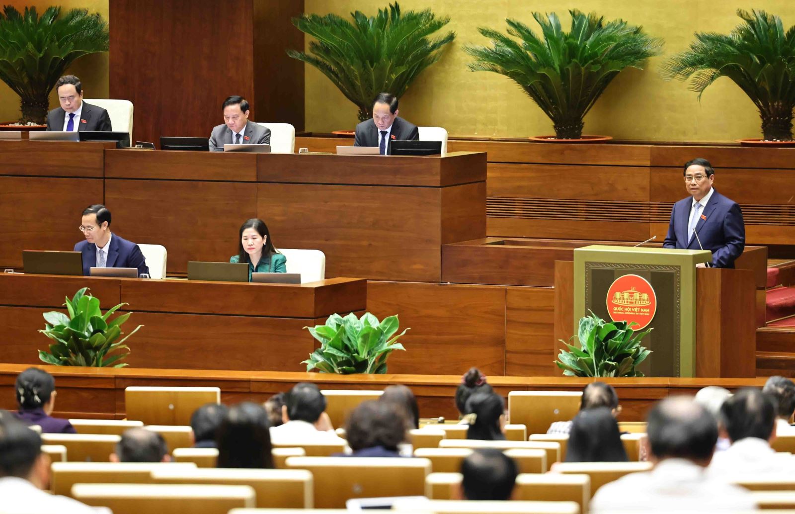 Thủ tướng Phạm Minh Chính trả lời chất vấn tại Kỳ họp thứ 8, Quốc hội khóa XV, ngày 12/11/2024