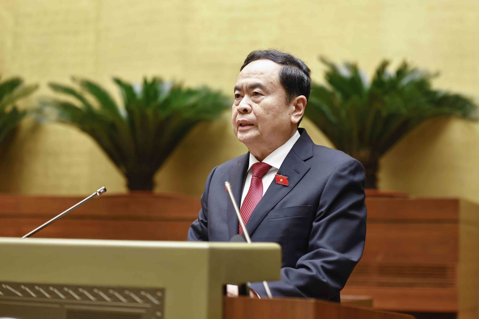Chủ tịch Quốc hội Trần Thanh Mẫn phát biểu bế mạc Kỳ họp thứ 8, Quốc hội khóa XV.