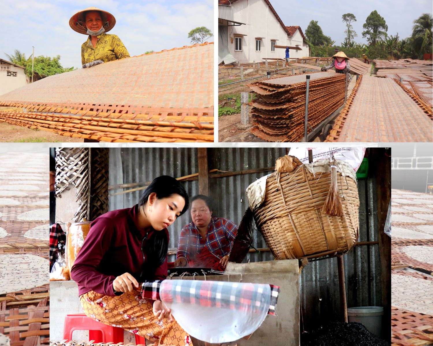 Làng nghề bánh tráng Thuận Hưng (Cần Thơ) trải qua hơn trăm năm hình thành, phát triển và đã trở thành di sản văn hóa phi vật thể cấp quốc gia.
