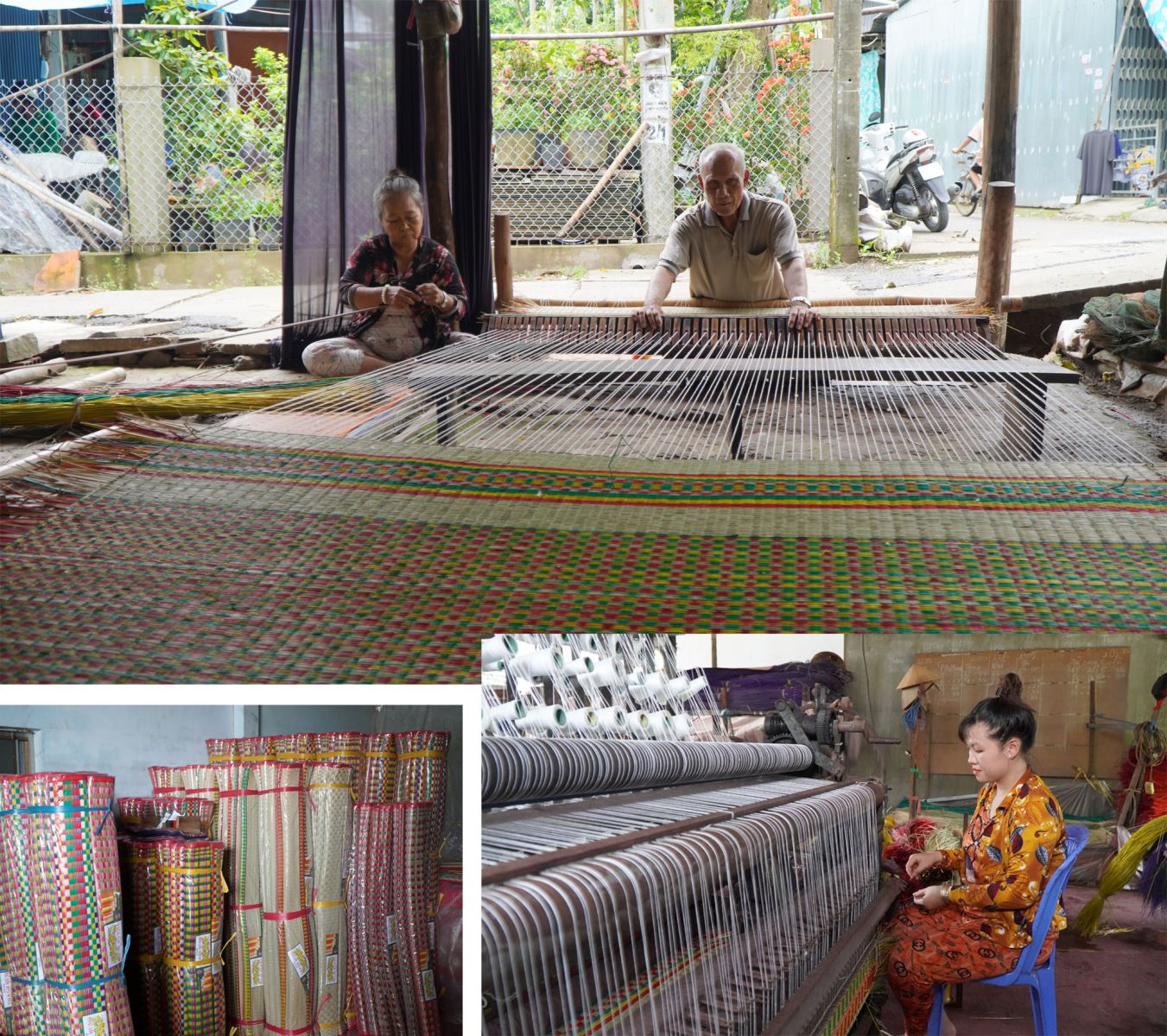Làng nghề dệt chiếu truyền thống Định Yên tại xã Định Yên và Định An (Lấp Vò, Đồng Tháp) đã hình thành và phát triển hơn 100 năm qua.