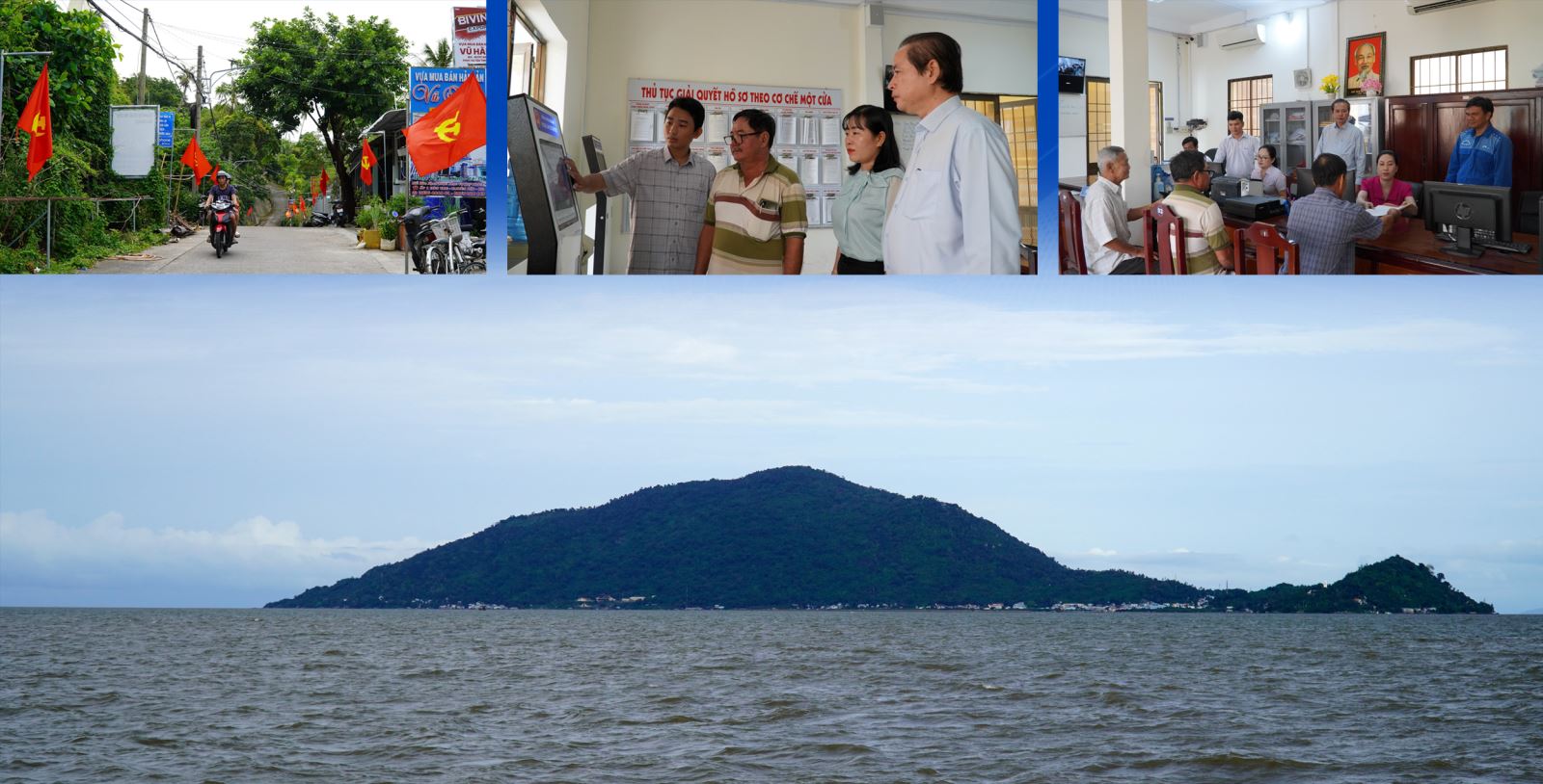 Trung tâm hành chính Đặc khu Kiên Hải, tỉnh An Giang đặt tại đảo Hòn Tre.