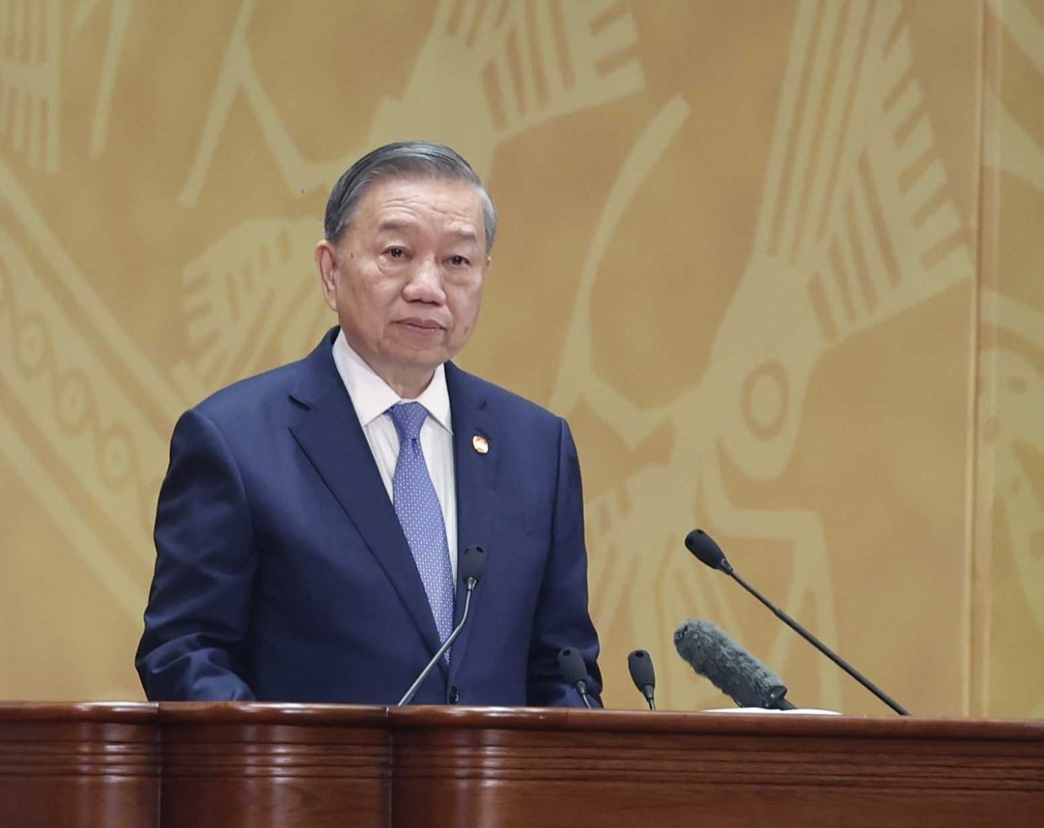 Tổng Bí thư, Chủ tịch nước Tô Lâm phát biểu chỉ đạo Đại hội.