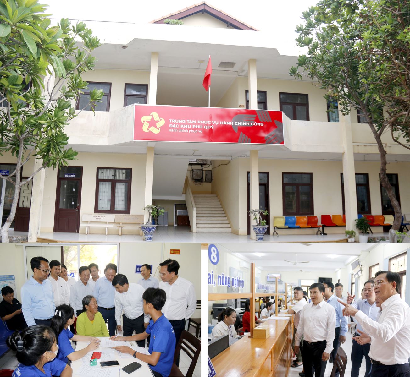 Lãnh đạo tỉnh Lâm Đồng kiểm tra công tác vận hành tại Trung tâm phục vụ hành chính công đặc khu Phú Quý.