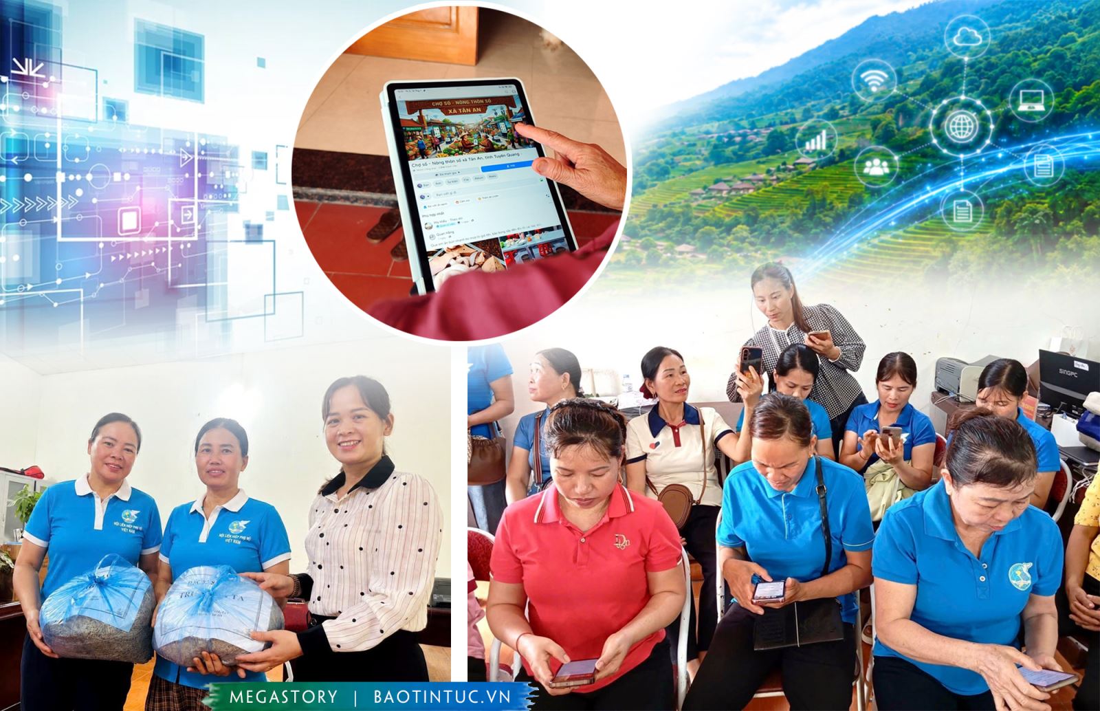 Hội Liên hiệp Phụ nữ xã Tân An (Tuyên Quang) kết nối tiêu thụ sản phẩm cho hội viên phụ nữ qua mô hình "Chợ số - Nông thôn số".