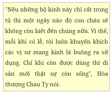 Gìn giữ kinh lá buông của người Khmer theo dòng chảy thời gian ảnh 7