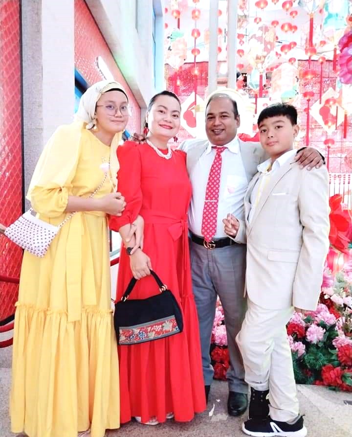 Gia đình chị Trúc Linh.