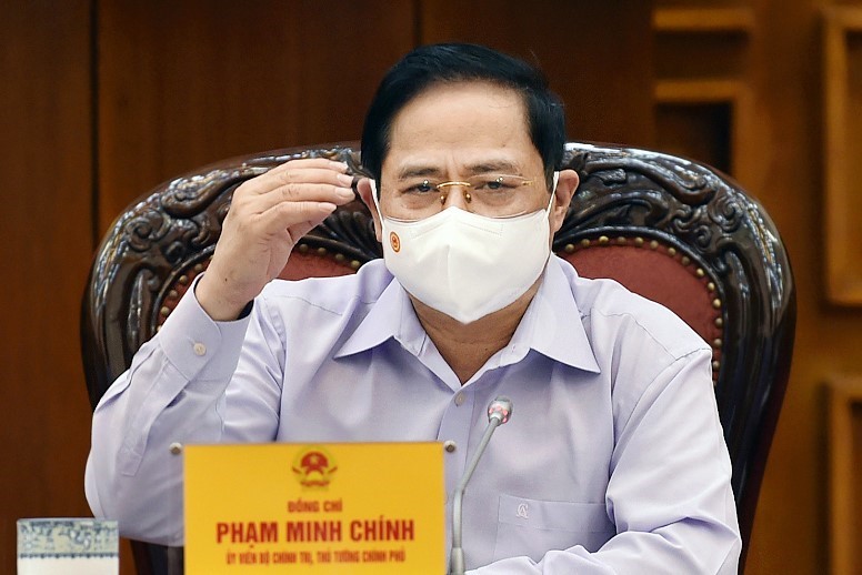 Chiều 10/5/2021, Thủ tướng Phạm Minh Chính chủ trì cuộc họp Thường trực Chính phủ về công tác tổ chức bầu cử đại biểu Quốc hội khóa XV và đại biểu Hội đồng nhân dân các cấp nhiệm kỳ 2021-2026 trong bối cảnh dịch bệnh COVID-19 diễn biến hết sức phức tạp.