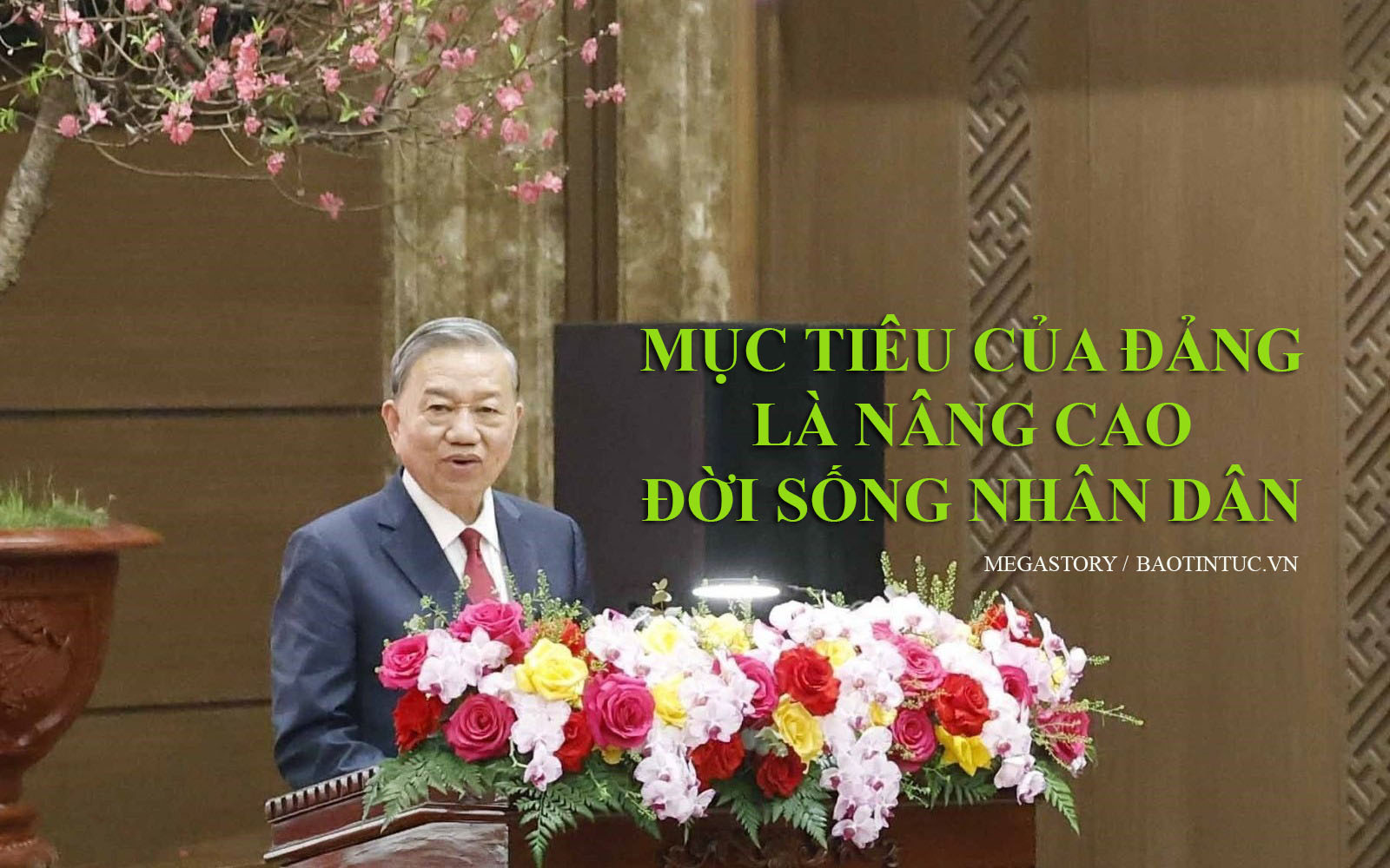 Mục tiêu của Đảng là nâng cao đời sống Nhân dân