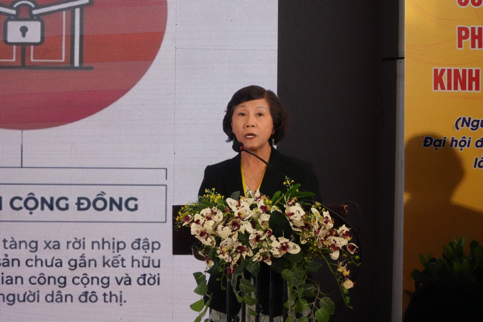 Tiến sĩ Nguyễn Thị Hậu, Tổng Thư ký Hội Khoa học Lịch sử Thành phố Hồ Chí Minh.
