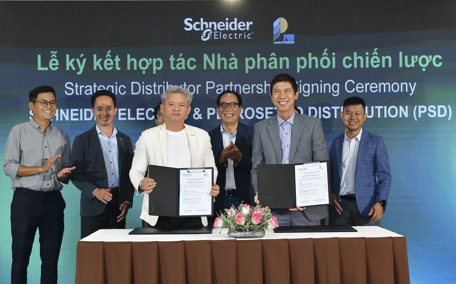 Schneider Electric hợp tác PSD mở rộng phân phối tại Việt Nam